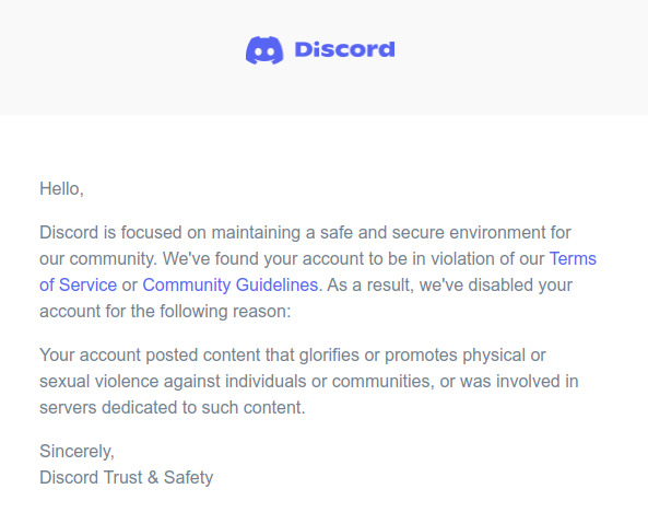 Discord Censorship