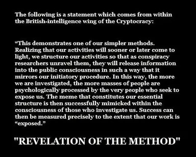 Predictive Programming: Revelation of the Method